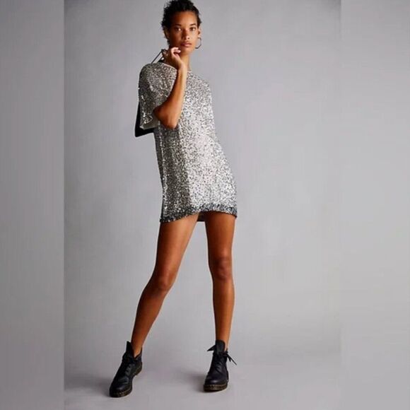Free People Dresses & Skirts - Free People x Jen’s Pirate Booty NWT Black Water Mini Dress XS ($328)